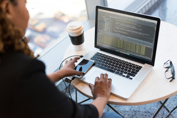 IT staff working on cybersecurity