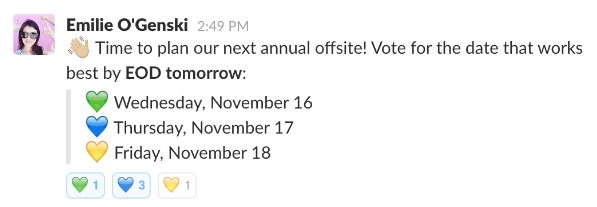 Slack emojis