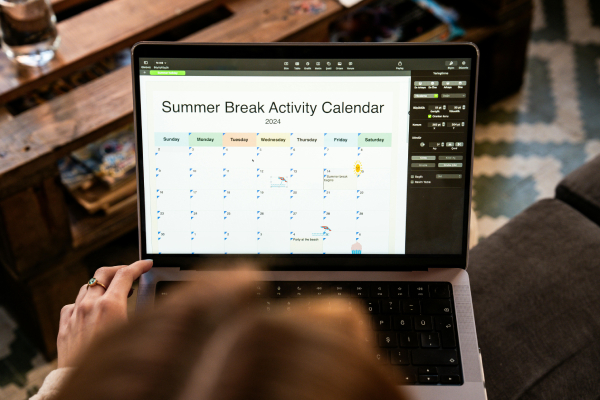content calendar